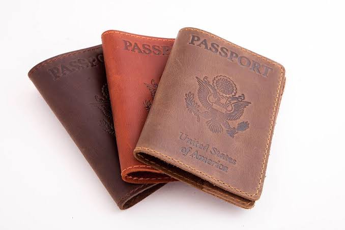 Passport cover - leather